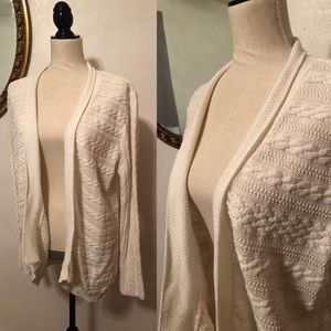 White Knit Cardigan